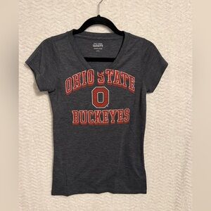 Ohio State Buckeyes Women's Gray Short Sleeve Tee